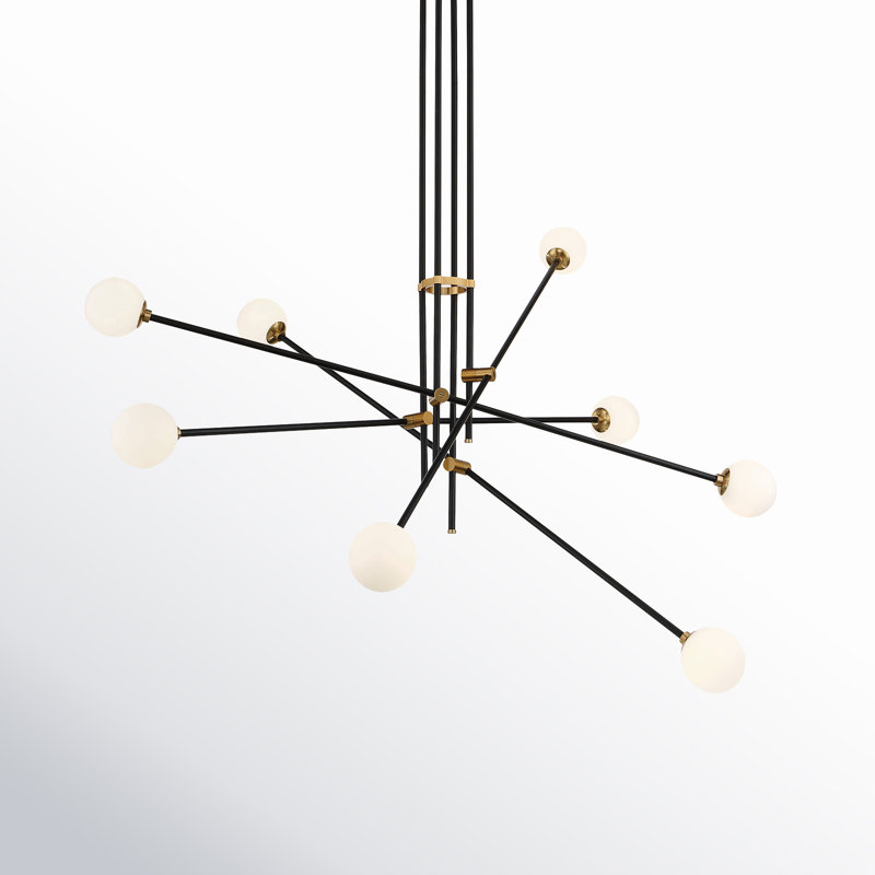 Fritz 8 - Light Brass Unique/Statement Pendant
