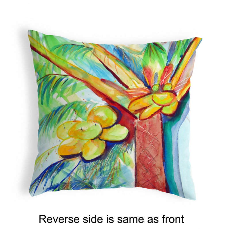 Outdoor Reversible Throw Pillow