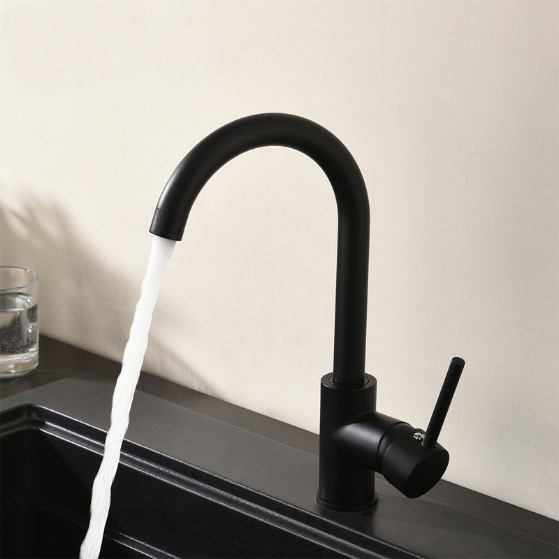 FLG Kitchen Faucet, Black