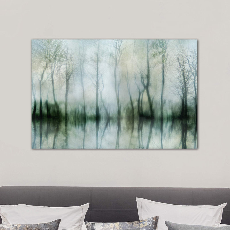 Mirrored Pond by Irene Weisz - Wrapped Canvas Print, 101.6 cm H x 66.04 cm W x 1.91 cm D