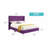 Tranquil Purple Queen Bed With Storage