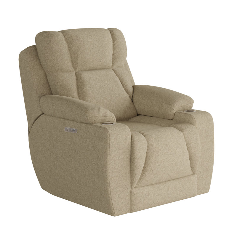 Fauteuil inclinable près du mur pour homme, Sable, Chenille