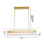 Lustre rectangulaire moderne en cristal à DEL-424075551-424075544