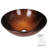 Tempered Glass Circular Vessel Bathroom Sink-147811162