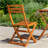 3-Piece Eucalyptus Bistro Set, Square, Natural Oil