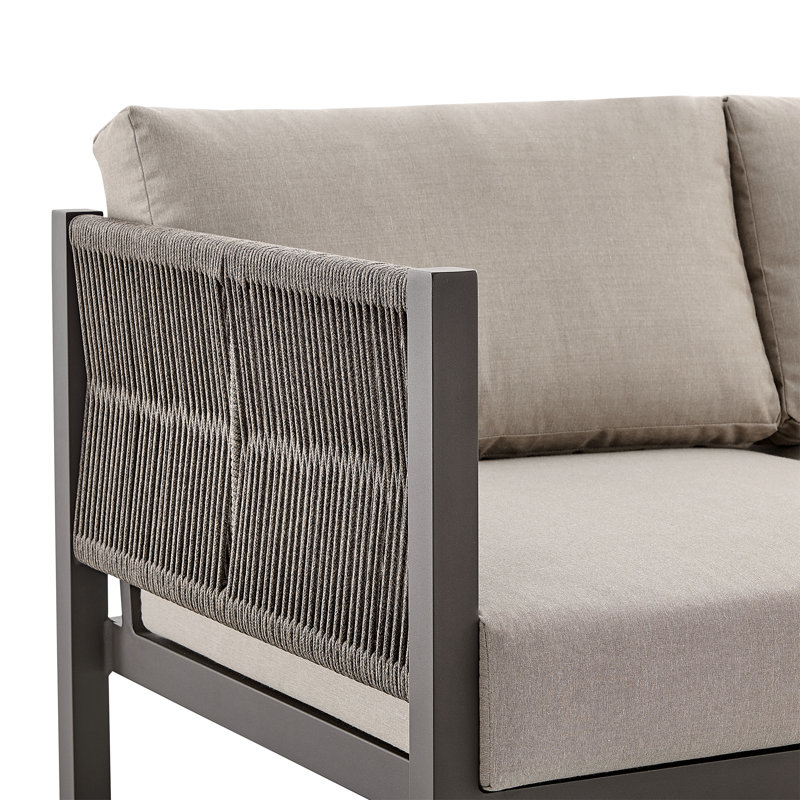 Chaise d'extérieur Cleven, Brun