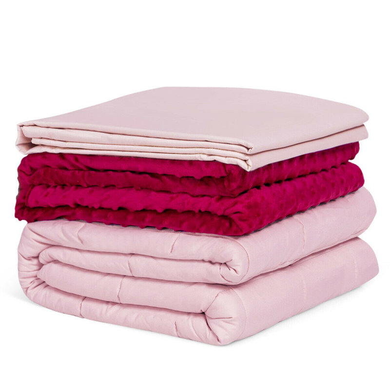 Couverture, Simple, Rose / Rouge