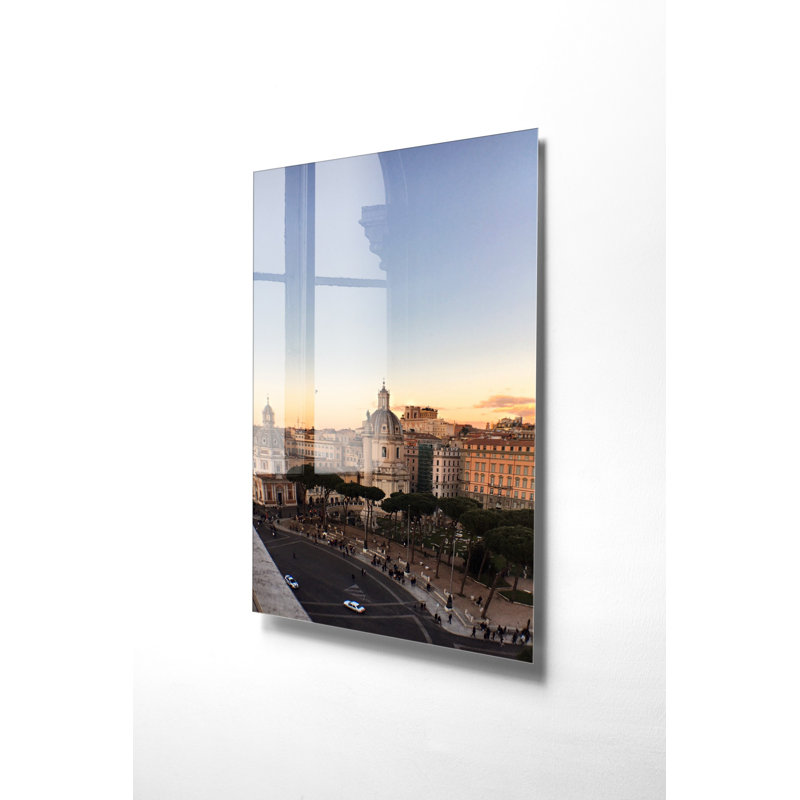Peinture décorative en verre trempé, H 39,4 po x l 27,6 po x P 1 po