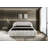 Contemporary Chenille Upholstered Platform Bed