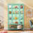 Spacious Steel Bookcases, Modern Display Cabinet With Led, Home Office Decor