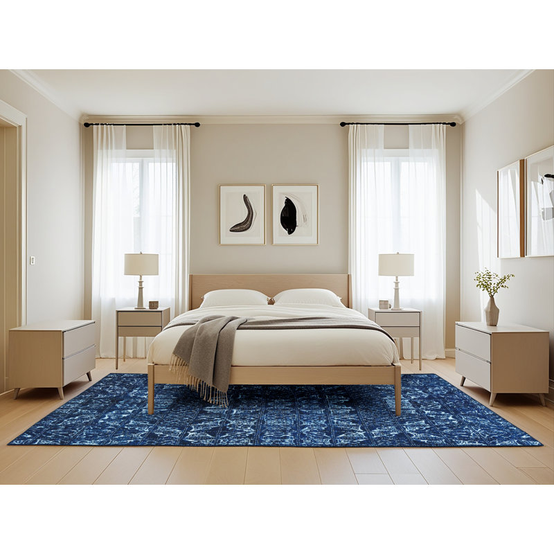 Abstract Indoor Rug, Rectangle 5' x 8'