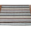Tapis oriental rayé Gabbeh 4 x 6