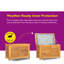 Ophelia & Co. Shawnda 90cm W Water Resistant Teak Solid Wood Deck Box in Brown