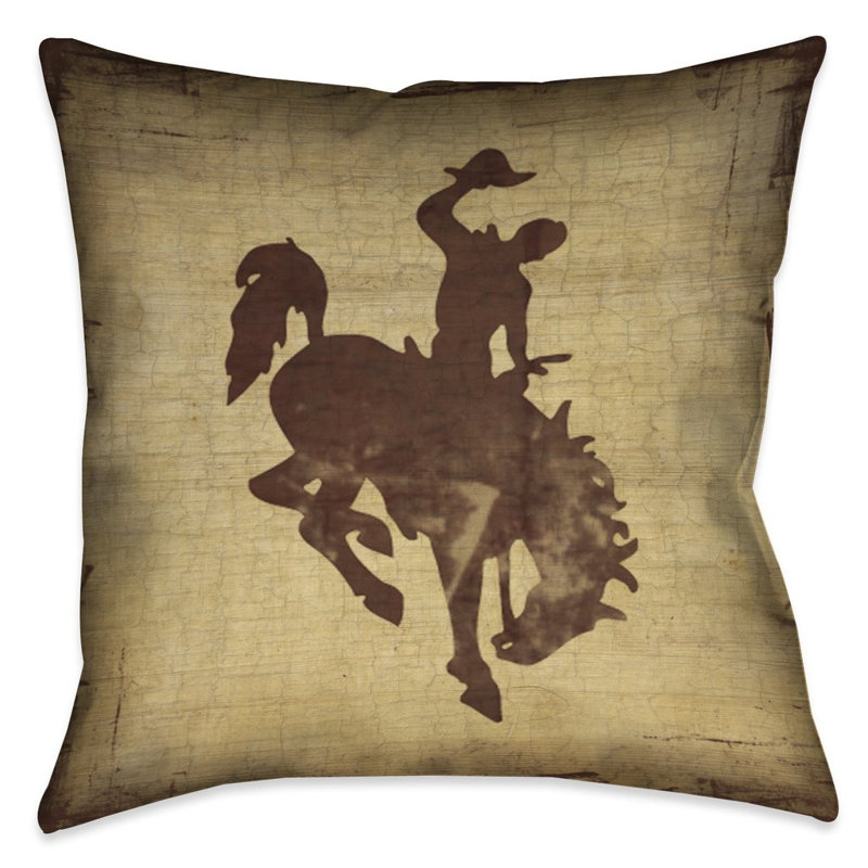  Coussin extérieur Welcome to the Ranch, H 20 po x l 20 po