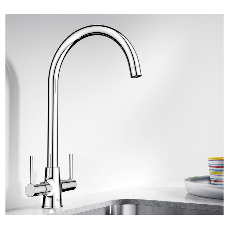 Loop Twin Lever Monobloc Tap
