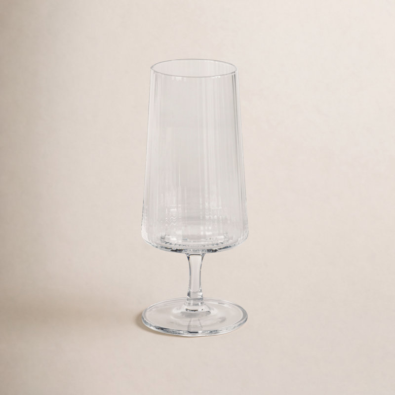 Claro Fluted Textured Cocktail Glasses