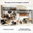 Loft Bed Twin Xl, Heavy Duty Loft Bed Frame With 2 Build In Ladder And Full Length Guardrail, Easy Assemble, Noise Free Design, No Box Spring Needed, Black-2124678776