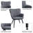 Bakhyt 25" Wide Upholstered Curved Back Armchair-1022866191-985598955