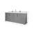 Boston 84 In. W X 22 In. D Double Sink Bathroom Vanity With 2 In. Piatra Quartz-109318286