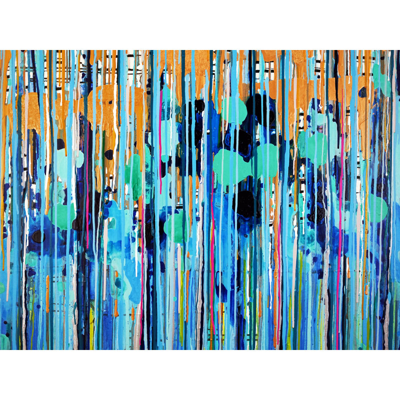 Raindrops On Roses II par Kari Souders, H 17,25 po x l 21,25 po x P 0,875 po