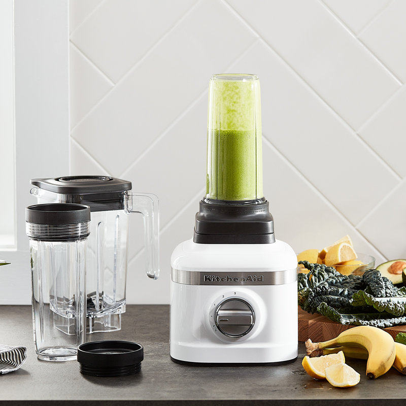 KitchenAid® K150 3 Speed Ice Crushing Blender with 2 Personal Blender Jars, null
