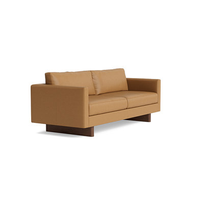 Vintage Leather Sofa (85")