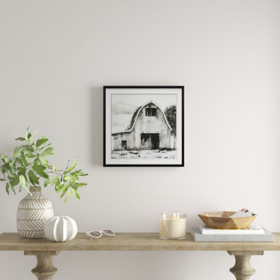 " Black And White Barn II "