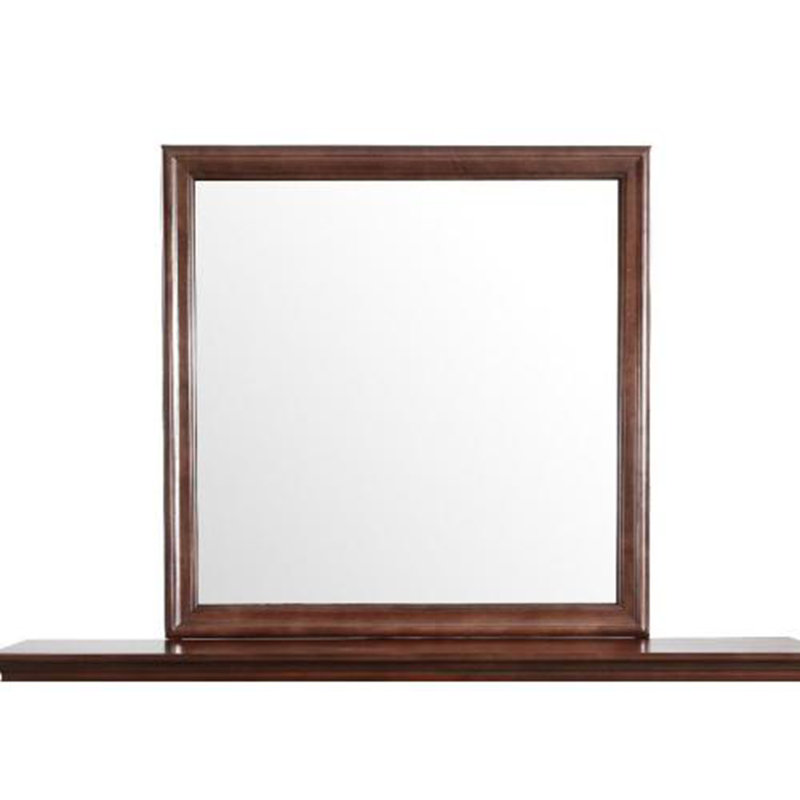 Miroir mural Burlington, Carrée, Cappuccino, 38 po x 38 po