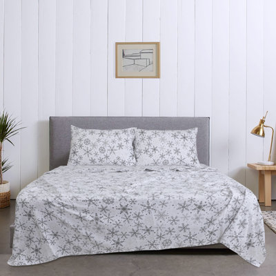 100% Cotton Flannel Sheet Set