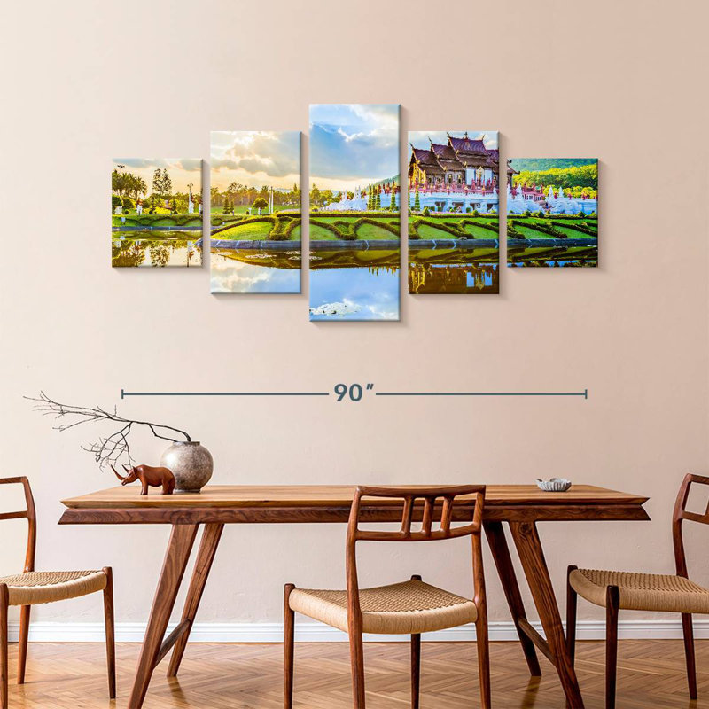 Rajapruek Royal Park, 42" H x 92" W