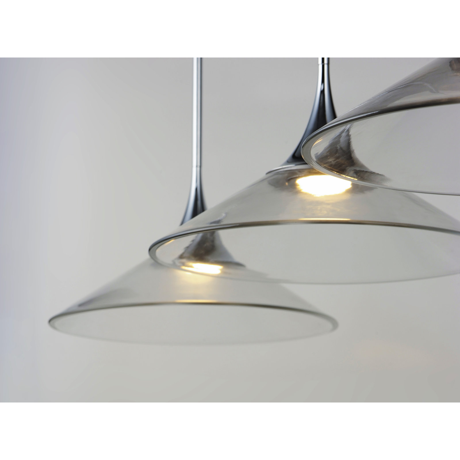 Hira 5 Light Crystal Dimmable LED Pendant