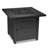 Endless Summer, 30" Square LP Gas Outdoor Fire Pit with Modern Steel Mantel