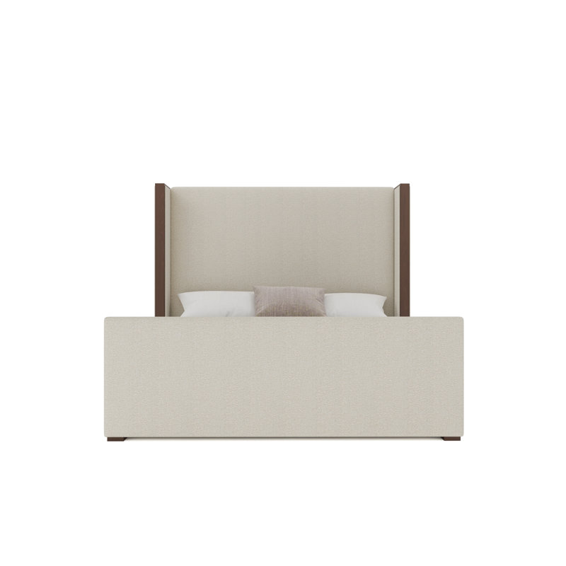 Pied de lit Irene Luxe, Bouclé blanc cassé, Très grand