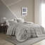 Ensemble de courtepointe 100% coton avec garnitures en chenille 3 pièces Mercer-505642518-505642513