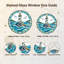 Art mural sur toile avec phare bleu sur des rochers avec des mouettes-700528501