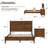 Solid Wood Panel Bedroom Set-117215323-117215322