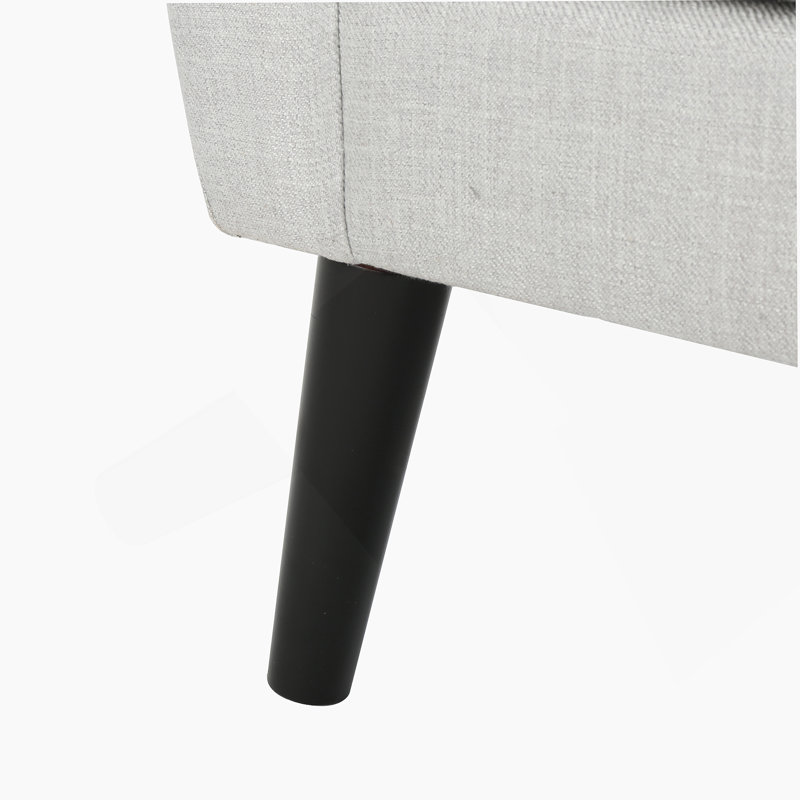 Fauteuil club, Gris clair
