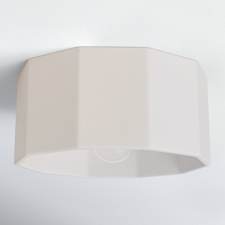 Logan Single Light Ceramic 6'' H X 12.25'' W  Flush Mount