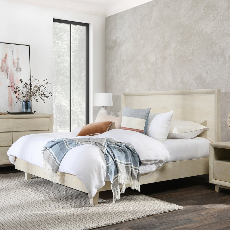 Reece Solid Wood Platform Bed, California King