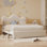 Cadres de lit Lits en velours d'agneau Cadre de lit plateforme mignon Lit plateforme robuste