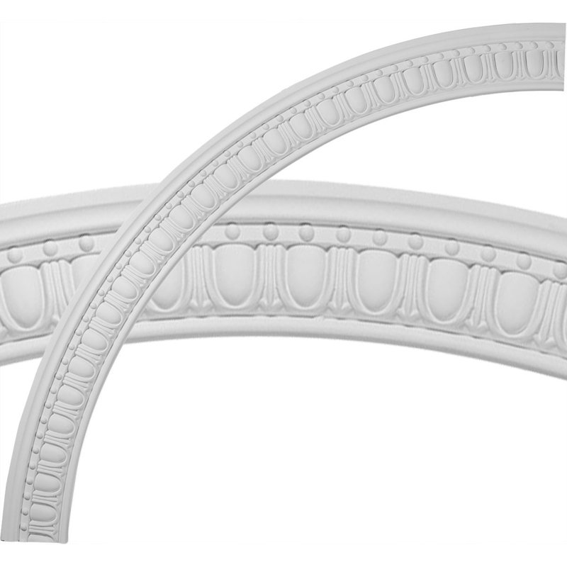 Ensemble d'anneaux de plafond 59 po x P 51 3/4 po x l 3 5/8 po x P 1 po Artis, Simple (1/4 d'un cercle complet)