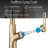 Kitchen Waterfall Faucet With Pull Down Sprayer, Single Handle Kitchen Sink Faucet With Pull Out Sprayer, 360° Rotating Kitchen Faucet-117241507