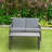 Mushroom Metal And For A Modern Living Room Elegant In Finish-1186598-1186596