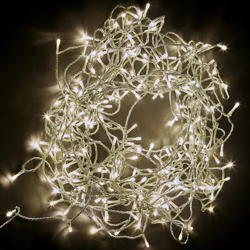 NETTA Fairy String Lights with Clear Cable and 8 Different Modes - 100 LED / 10M Lit-Length