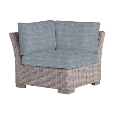 Club Woven Patio Lounge Chair with Cushions
