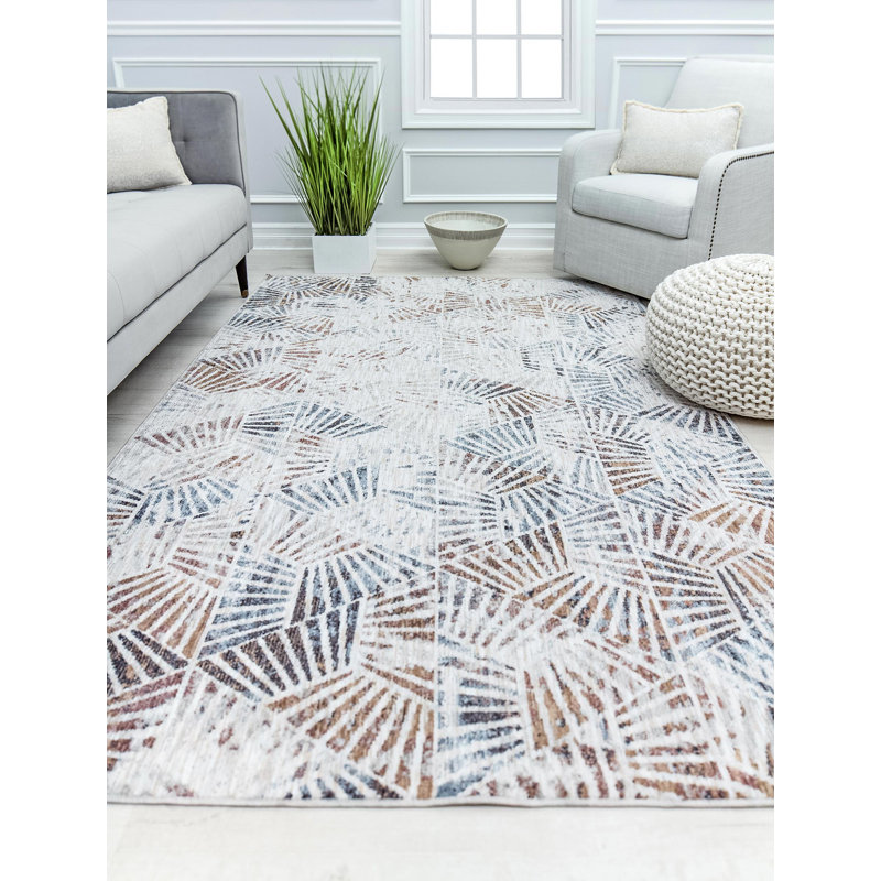 Tapis gris Celestia, Rectangle 5 pi 3 po x 7 pi