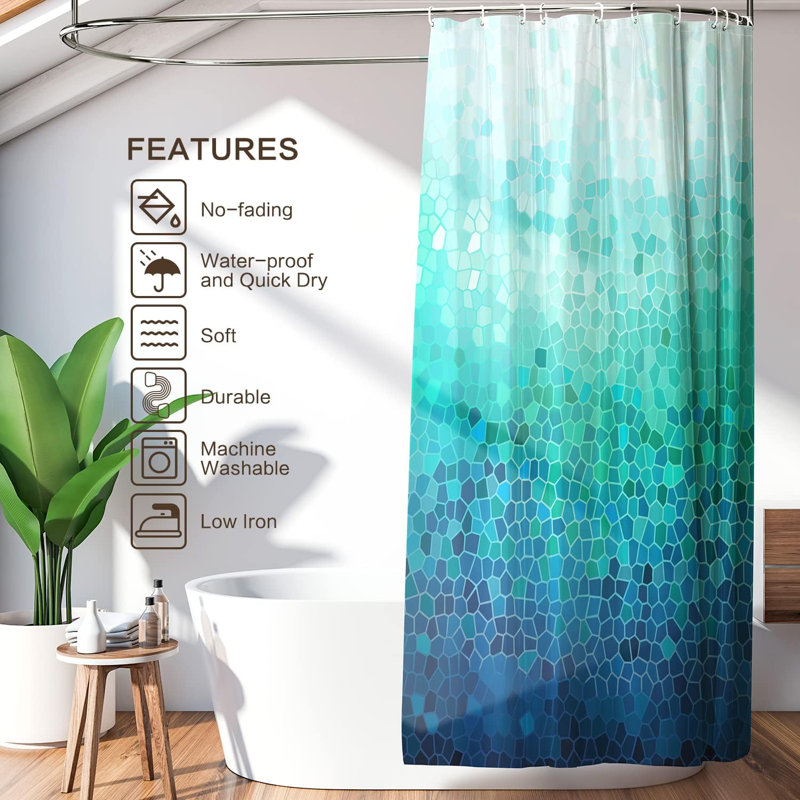 Ensemble de rideau de douche Modern