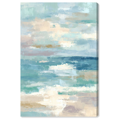 "Oceanic Grain I", reproduction d'art sur toile par Art Remedy, 20 x 30