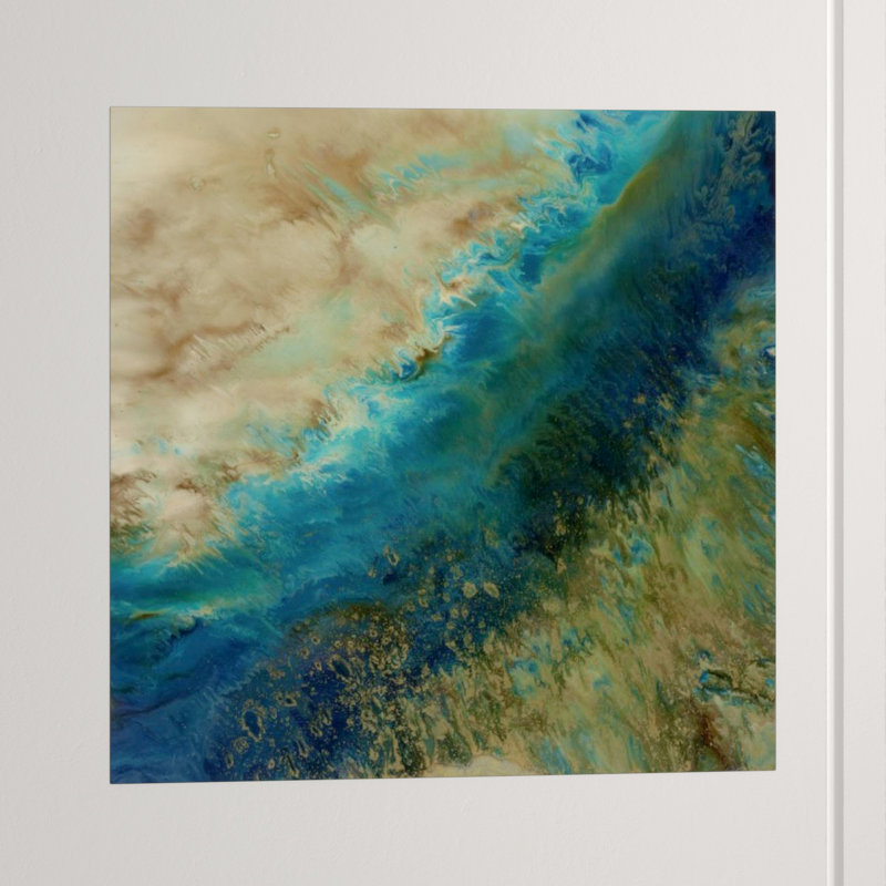 Shimmering II Painting by Blakely Bering, Outdoor, 30" H x 30" W x 1.5" D