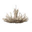 Two-Tier Wood Chandelier